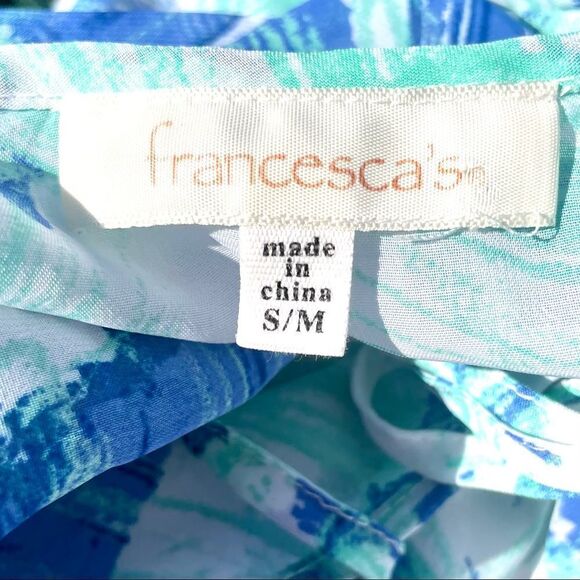 Francesca's  Palm Leaf Swim Coverup - Picture 4 of 6